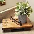 Load image into Gallery viewer, Pedestal riser, wood pedestal riser,decorative wood tray, boho decorations,  tabletop riser