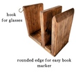 Load image into Gallery viewer, Book Stand | Nightstand Book Holder | Book Place Holder
